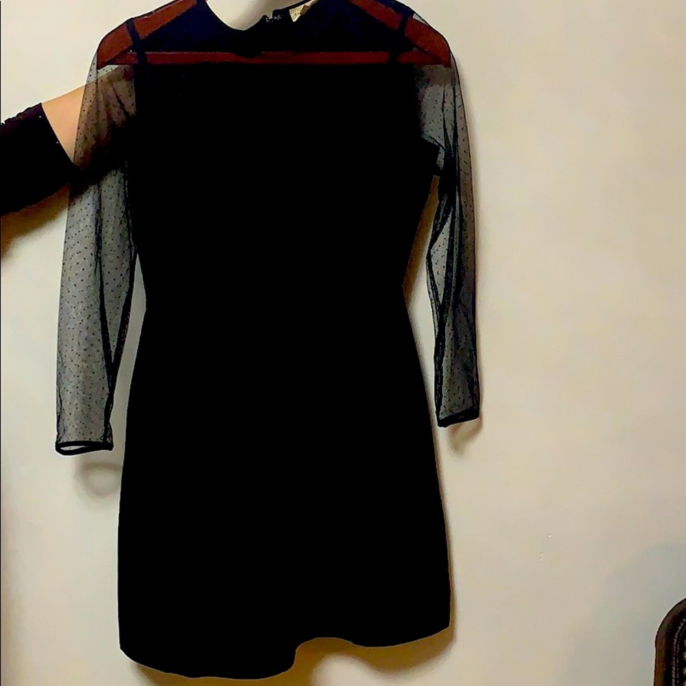 Maison Jules Womens Illusion Shift Dress